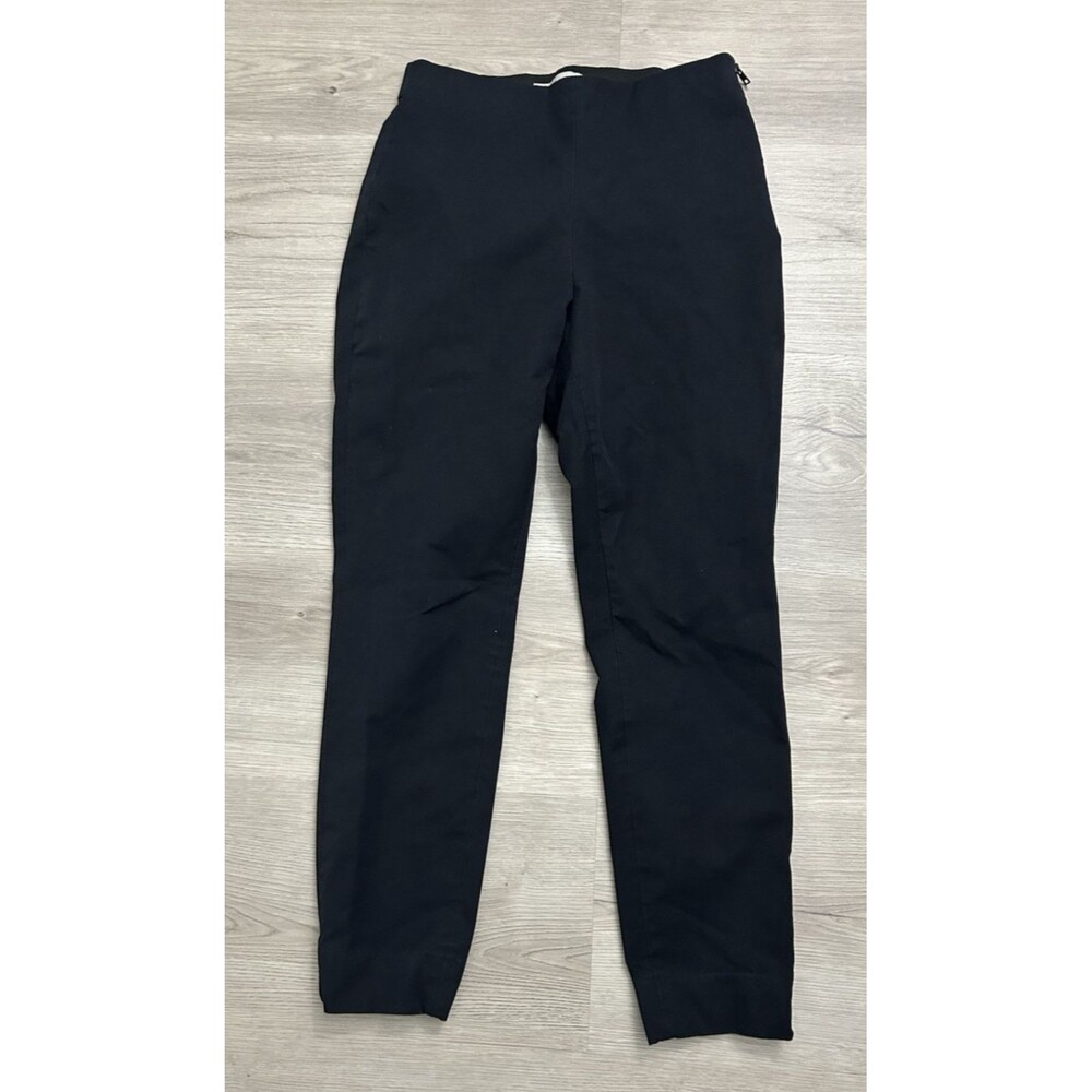 Everlane Wome Side-Zip Strech preppy office Pants Black Work Pants Size 6